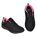 Tênis Feminino Esportivo Casual Preto/Pink