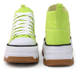 Tenis Bota Cano Alto Tratorado Casual Versatil