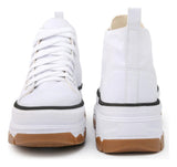 Tenis Bota Cano Alto Tratorado Casual Versatil