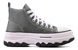 Tenis Bota Cano Alto Tratorado Casual Versatil