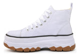 Tenis Bota Cano Alto Tratorado Casual Versatil