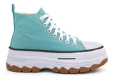 Tenis Bota Cano Alto Tratorado Casual Versatil