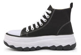 Tenis Bota Cano Alto Tratorado Casual Versatil