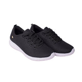 Tênis Feminino Esportivo Casual Preto/Branco