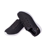 Tênis Feminino Esportivo Casual Preto/Branco