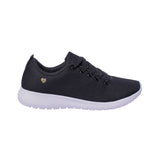 Tênis Feminino Esportivo Casual Preto/Branco